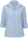 Ladies' Lightweight Open Neck Poplin Blouse - CR-5040-stevensonoaks